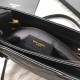 Fake YSL Saint Laurent Tribeca Small Shopping Bag Grain Embossed Leather Black Replica Replica YSL Saint Laurent Tribeca Small Shopping Bag Grain Embossed Leather Black