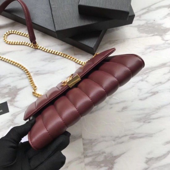 Replica YSL Saint Laurent Vicky Large Bag Red
