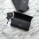 Fake YSL Saint Laurent Classic Monogram Wallet Smooth Leather Black Replica