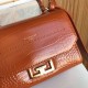 Fake Givenchy Eden Mini Crocodile Pattern Bag Yellow Replica