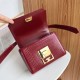 Fake Givenchy Eden Mini Crocodile Pattern Bag Claret Replica