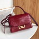 Fake Givenchy Eden Mini Crocodile Pattern Bag Claret Replica