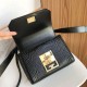 Replica Givenchy Eden Mini Crocodile Pattern Bag Black