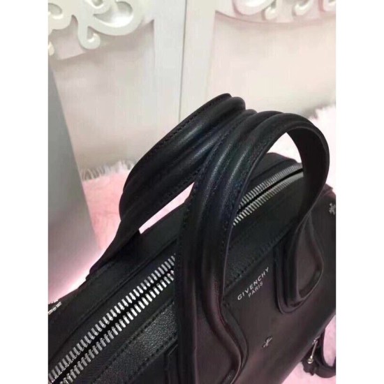 Replica Givenchy Nightingale Star Togo Bag Black Fake Givenchy Nightingale Star Togo Bag Black Replica