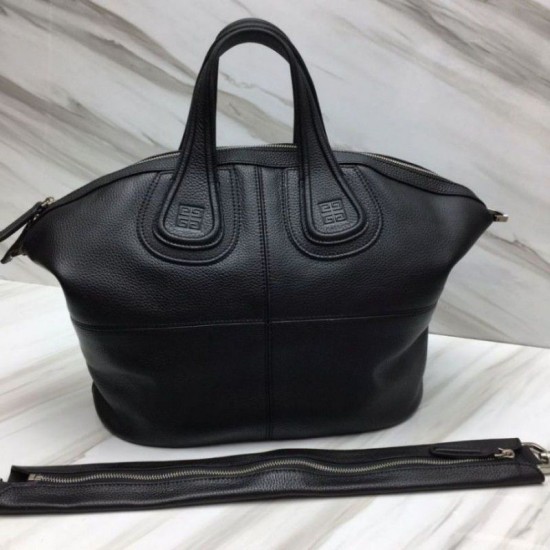 Fake Givenchy Nightingale Men Togo Bag Black Replica