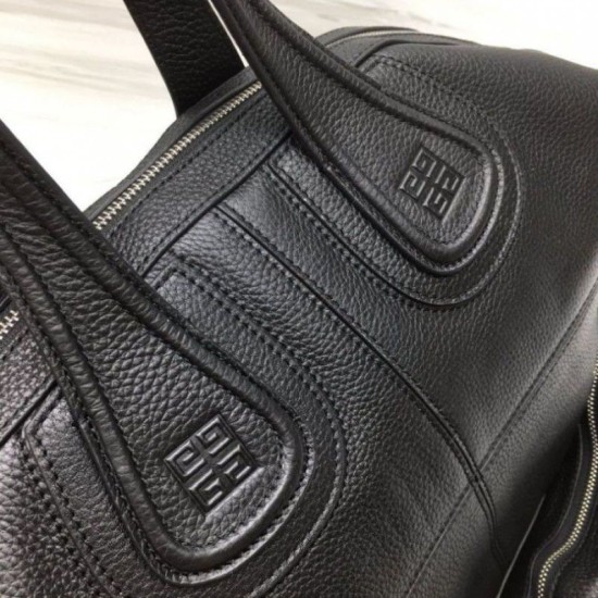 Fake Givenchy Nightingale Men Togo Bag Black Replica