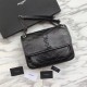 Fake YSL Saint Laurent Medium Niki Chain Bag Black Replica
