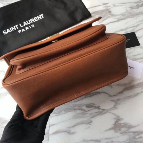 Replica YSL Saint Laurent Medium Niki Chain Bag Brown Fake YSL Saint Laurent Medium Niki Chain Bag Brown Replica