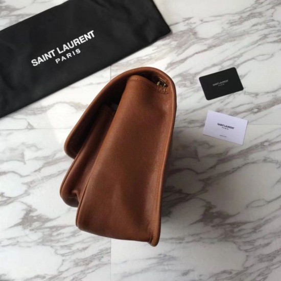 Replica YSL Saint Laurent Medium Niki Chain Bag Brown Fake YSL Saint Laurent Medium Niki Chain Bag Brown Replica
