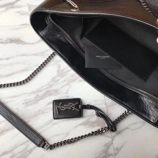 Replica YSL Saint Lauren Shopping Bag Black