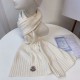 Fake Moncler Mouth Knitted Scarf Hat Apricot Replica