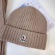 Replica Moncler Mouth Knitted Scarf Hat White