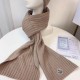 Replica Moncler Mouth Knitted Scarf Hat White
