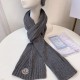 Replica Moncler Mouth Knitted Scarf Hat Gray