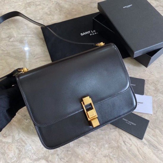 Fake YSL Saint Laurent Carre Satchel Suede Bag Black Replica