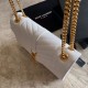 Fake YSL Saint Laurent Medium Envelope Bag Mix Matelasse White Replica