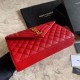 Replica YSL Saint Laurent Medium Envelope Bag Mix Matelasse Red