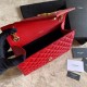 Replica YSL Saint Laurent Medium Envelope Bag Mix Matelasse Red