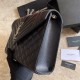 Fake YSL Saint Laurent Medium Envelope Bag Mix Matelasse Black Silver Hardware Replica