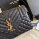 Replica YSL Saint Laurent Medium Envelope Bag Mix Matelasse Black Gold Hardware