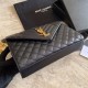 Replica YSL Saint Laurent Medium Envelope Bag Mix Matelasse Black Gold Hardware