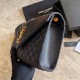 Replica YSL Saint Laurent Medium Envelope Bag Mix Matelasse Black Gold Hardware