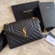 Replica YSL Saint Laurent Medium Envelope Bag Mix Matelasse Black Gold Hardware