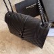 Replica YSL Saint Laurent Medium Envelope Bag Mix Matelasse Black Hardware