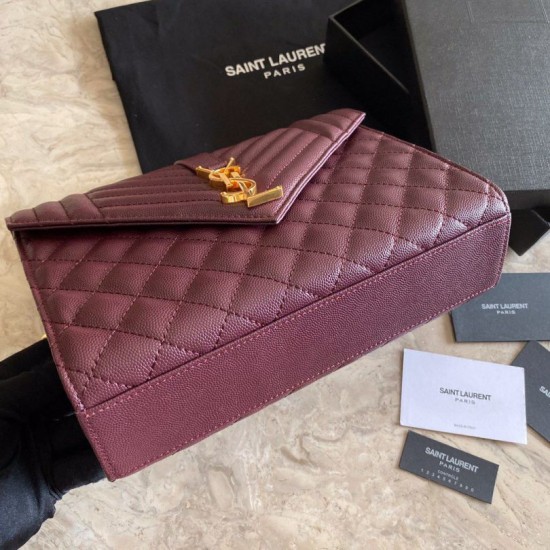 Replica YSL Saint Laurent Medium Envelope Bag Mix Matelasse Claret Replica YSL Saint Laurent Medium Envelope Bag Mix Matelasse Claret