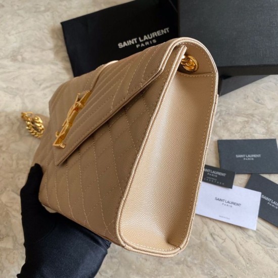 Replica YSL Saint Laurent Medium Envelope Bag Mix Matelasse Apricot Replica YSL Saint Laurent Medium Envelope Bag Mix Matelasse Apricot