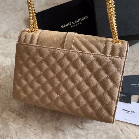 Replica YSL Saint Laurent Medium Envelope Bag Mix Matelasse Apricot Replica YSL Saint Laurent Medium Envelope Bag Mix Matelasse Apricot