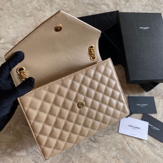 Replica YSL Saint Laurent Medium Envelope Bag Mix Matelasse Apricot Replica YSL Saint Laurent Medium Envelope Bag Mix Matelasse Apricot