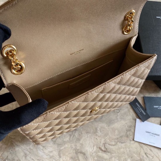 Replica YSL Saint Laurent Medium Envelope Bag Mix Matelasse Apricot Replica YSL Saint Laurent Medium Envelope Bag Mix Matelasse Apricot