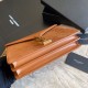 Fake YSL Saint Laurent Cassandra Medium Suede Bag Brown Replica Fake YSL Saint Laurent Cassandra Medium Suede Bag Brown Replica