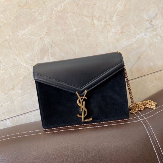 Replica YSL Saint Laurent Cassandra Medium Suede Bag Black Replica YSL Saint Laurent Cassandra Medium Suede Bag Black