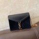 Replica YSL Saint Laurent Cassandra Medium Suede Bag Black Replica YSL Saint Laurent Cassandra Medium Suede Bag Black
