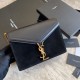Replica YSL Saint Laurent Cassandra Medium Suede Bag Black Replica YSL Saint Laurent Cassandra Medium Suede Bag Black