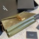 Replica YSL Saint Laurent Cassandra Medium Suede Bag Light Green Fake YSL Saint Laurent Cassandra Medium Suede Bag Light Green Replica