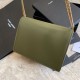 Replica YSL Saint Laurent Cassandra Medium Suede Bag Light Green Fake YSL Saint Laurent Cassandra Medium Suede Bag Light Green Replica