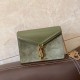 Replica YSL Saint Laurent Cassandra Medium Suede Bag Light Green Fake YSL Saint Laurent Cassandra Medium Suede Bag Light Green Replica