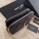 Fake YSL Saint Laurent Quilted Chain Bag Black Replica