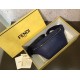 Replica Belt Bag Romano Leather Blue