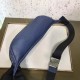Replica Belt Bag Romano Leather Blue