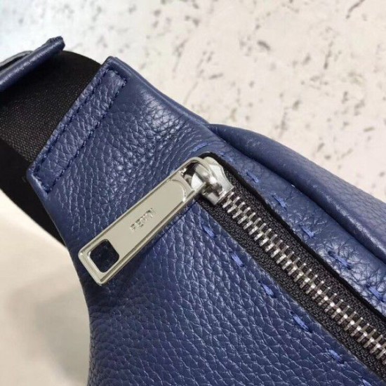 Replica Belt Bag Romano Leather Blue