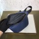 Replica Belt Bag Romano Leather Blue