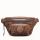 Replica Belt Bag In Glazed Fabric With FF Motif Replica Belt Bag In Glazed Fabric With FF Motif