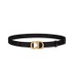 Replica Christian Dior Women Saddle Nylon Belt Black