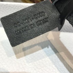 Replica Christian Dior Women Saddle Nylon Belt Black