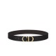 Replica Christian Dior Reversible Belt Strap Black