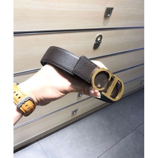 Replica Christian Dior Reversible Belt Strap Black